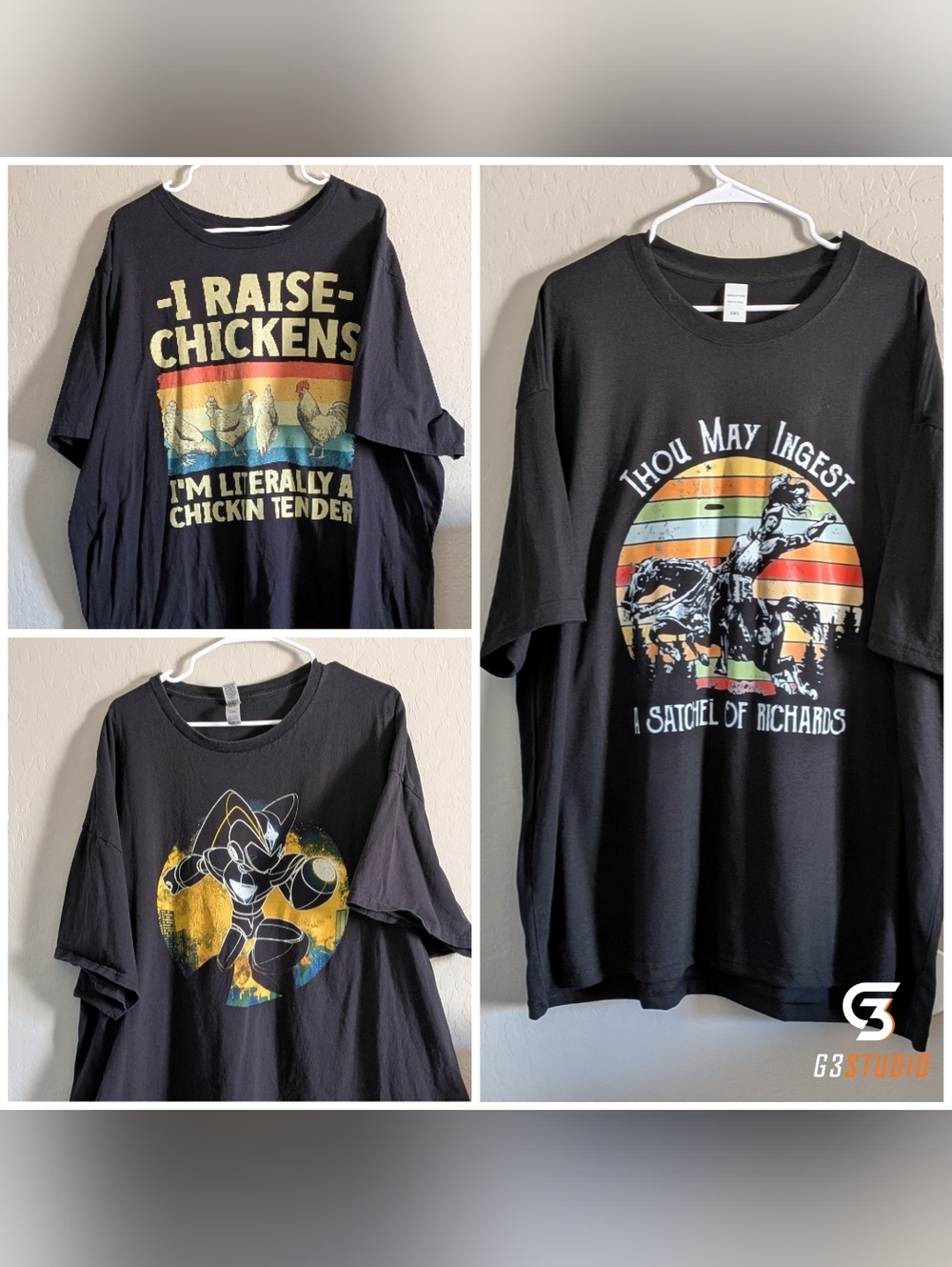 3XL Bundle Of Men's Graphic Tees
